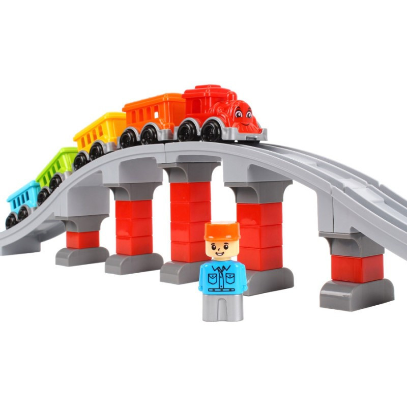 Дитячий набір конструктора "Залізниця" 1300TXK 59 деталей Вінниця - фото 5