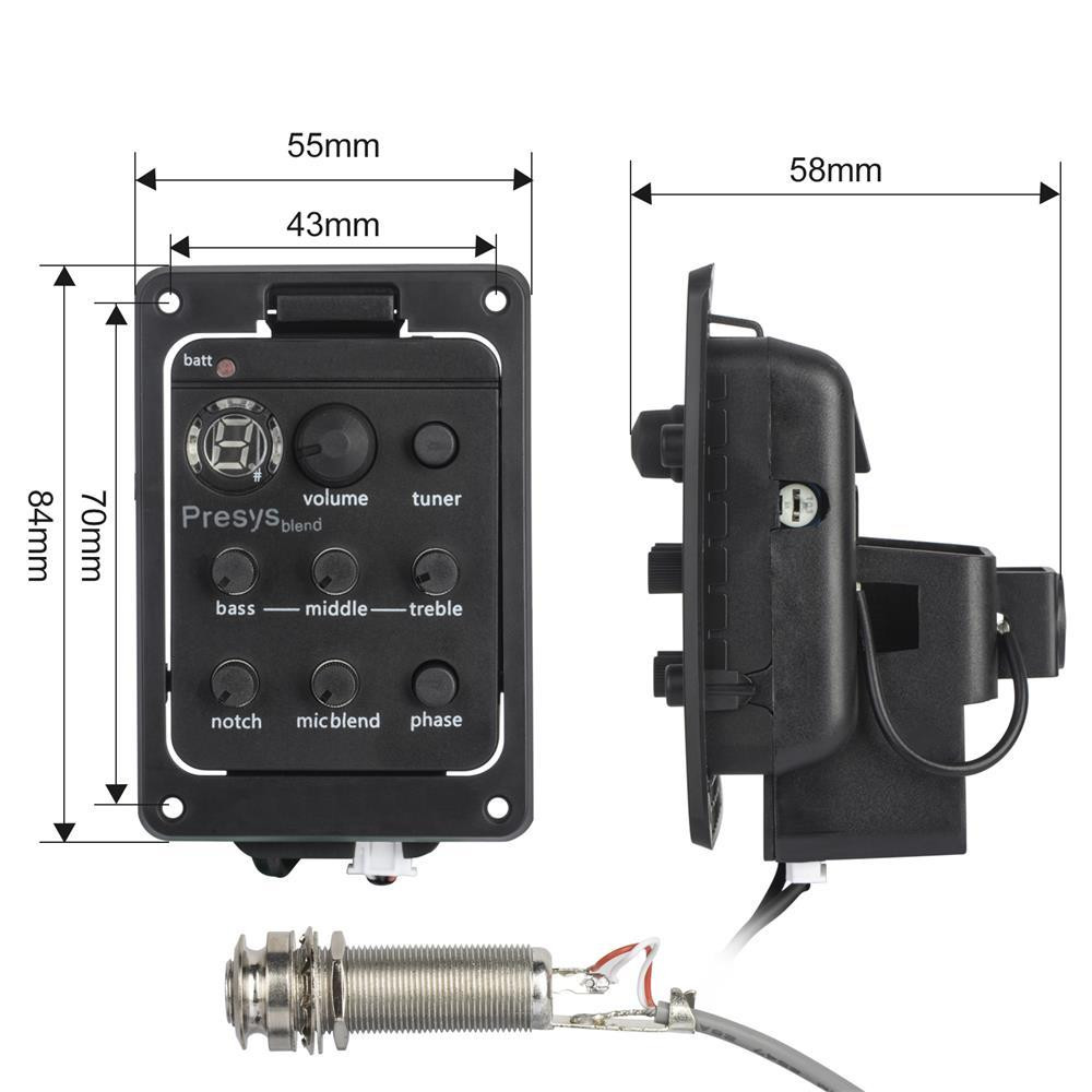 П'єзозвукосниматель для акустичної гітари Fishman Presys Blend 301 Київ - фото 5