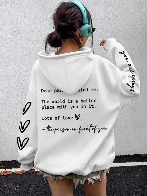 Худі жіноче, світшот білий, модна толстовка 2700321712 розмір 44 Дніпро - фото 1