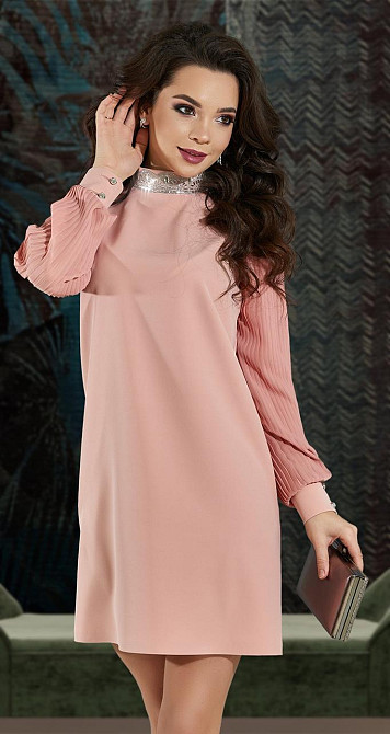 Роскошное свободное платье с кристаллами (42) Киев - изображение 1