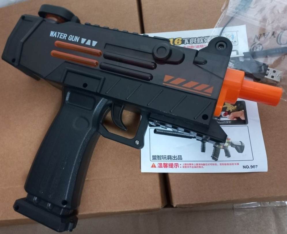 Дитячий електричний водяний автомат-пістолет Узі. Харків - фото 3