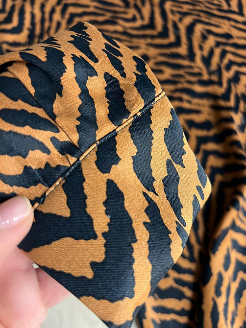 Костюм женский Mix Ray 4375 с брюками палаццо и рубашкой тигровий принт коричневый, коричневый, S Киев - изображение 13