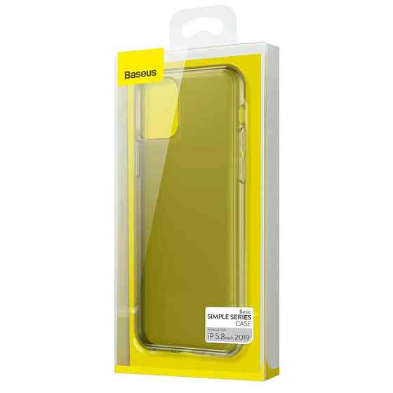 Чохол Baseus для iPhone 11 Pro Simplicity Прозорий чорний (ARAPIPH58S-01) Київ
