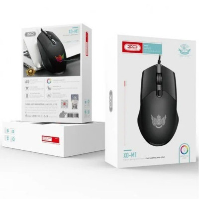 Мышка XO M1 RGB USB Black (XO-M1-BK) Винница - изображение 2