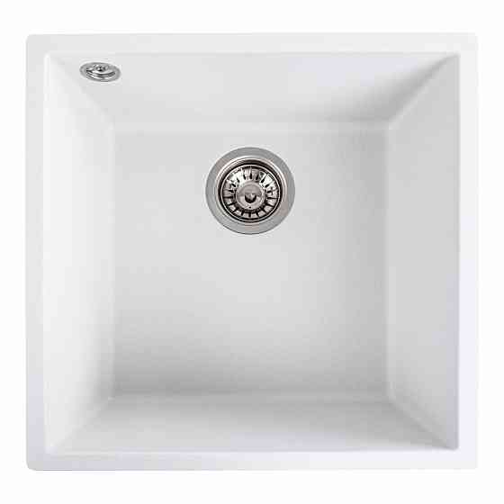 VALESO Гранітна мийка для кухні VALESO RUBA 4040 матова Білосніжний Киев