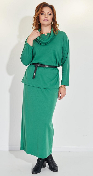 Костюм із джерсі зі спідницею (52) Київ - фото 5