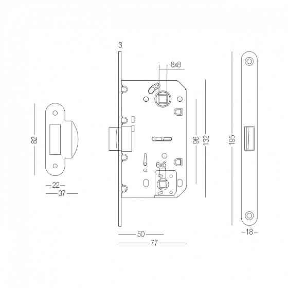 МЕХАНІЗМ ПІД WC ДЛЯ МІЖКІМНАТНИХ ДВЕРЕЙ Київ