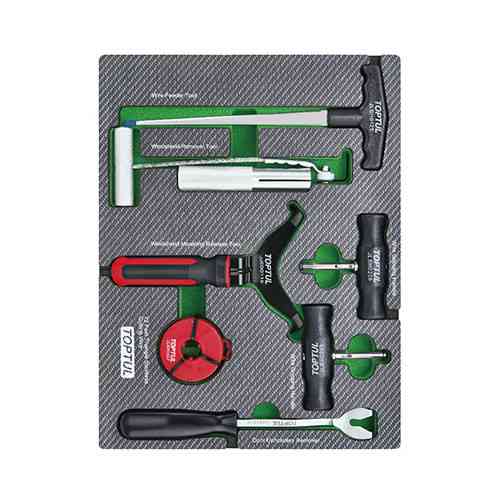 Набор для демонтажа стекол 7 ед. (в ложементе, тип B) TOPTUL GEB0708 Одесса