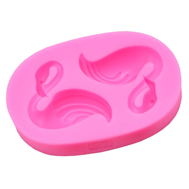 Силиконовый молд Фламинго 78 на 48 мм розовый Киев - изображение 9