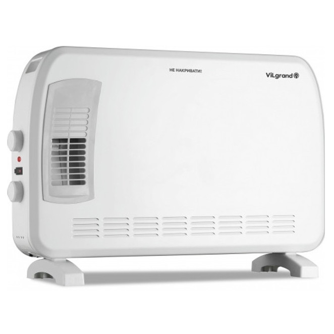 Конвектор электрический обогреватель ViLgrand VCH7133TR 2 кВт TURBO ускоренный обогрев 6 режимов 22м HD-67 Львов - изображение 1