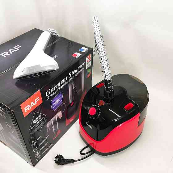 Відпарювач вертикальний для одягу зі стійкою RAF R.3038 1800 W. CQ-798 Колір: червоний Київ