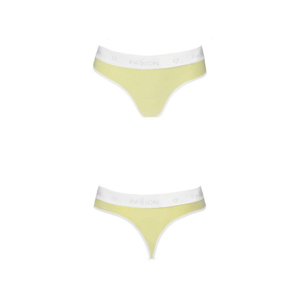 Спортивные трусики-стринги Passion PS007 PANTIES M, yellow Sex Aura Киев - изображение 4