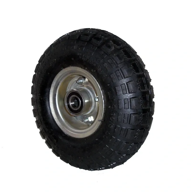 Пневматическое колесо КНД-260 усиленное – надувное колесо с камерой 260 мм для тачек, тележек, платформ. Харьков - изображение 4