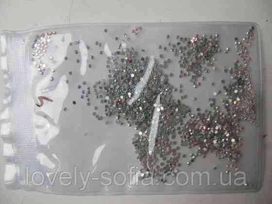 Стразы Swarovski crystal AB асорти (1400 шт) разные размеры Киев