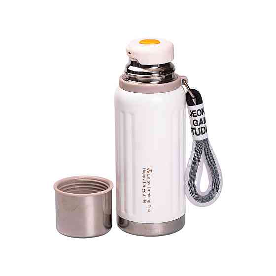 Термос Enjoy з нержавіючої сталі 600 мл білий HP-14-9W Коломия