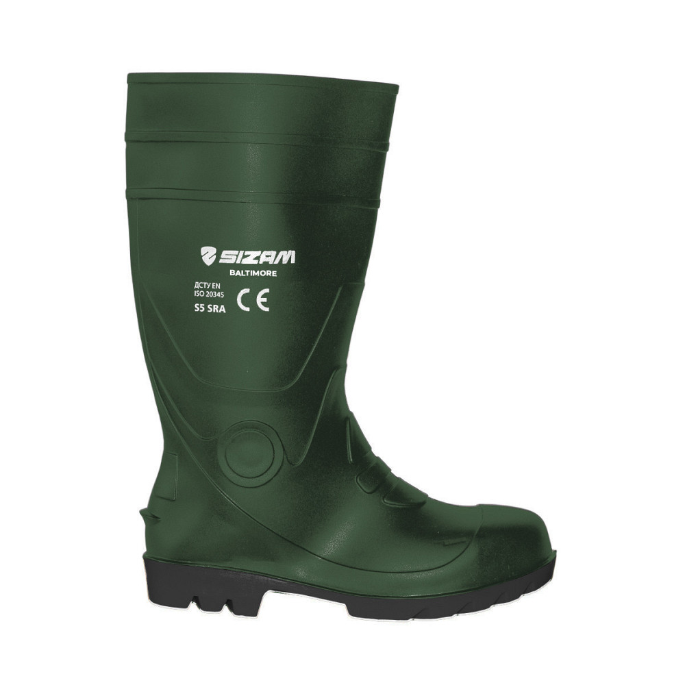 Sizam чоботи захисні робочі з ПВХ, розмір 44, Baltimore Green 36420 Рівне - фото 4
