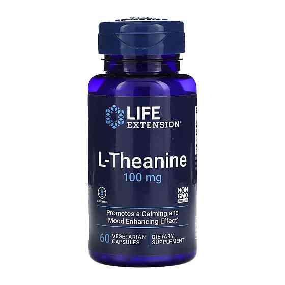 L-теанін Life Extension L-Theanine 100 mg - 60 vcaps Киев