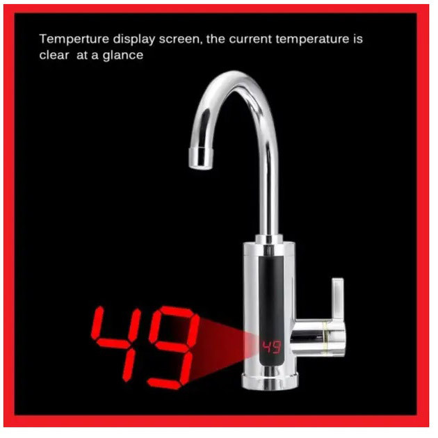 Кухонный кран с встроенным водонагревателем Delimano RX-0111c 3 кВт, Электронагревательный кран GO-82 Львов - изображение 14