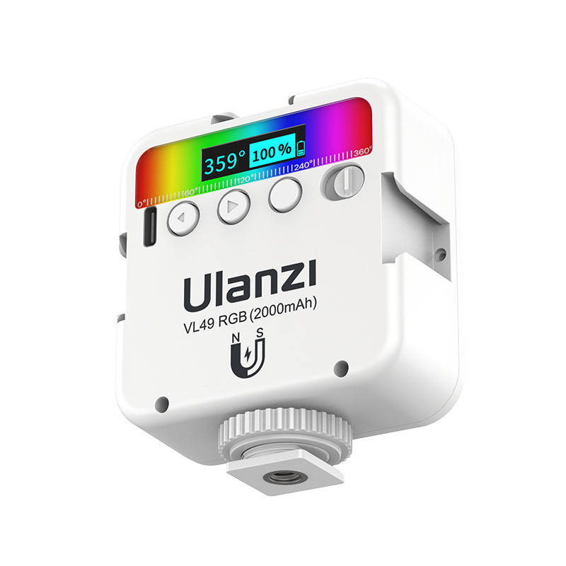 Видеосвет Ulanzi VL49 Rechargeable Mini RGB Light 6W White (2586) Киев - изображение 6