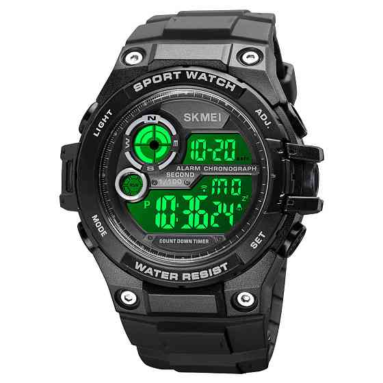 Мужские спортивные наручные часы Skmei 1759 водонепроницаемые 10 АТМ (Черные) Киев