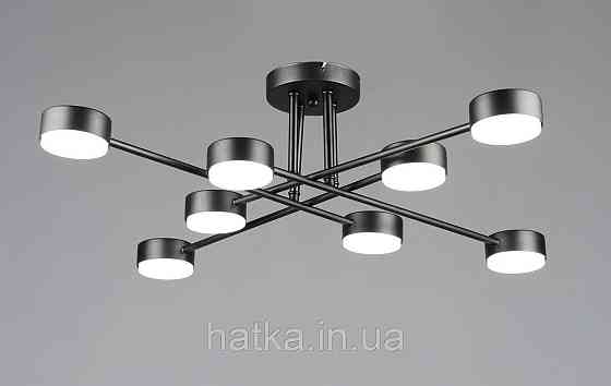 Люстра стельова світлодіодна на 8 плафонів VALESO N6716/8 GX53 Чорний N6716/8 Київ
