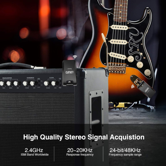 Безпровідний передавач для електрогітари Lekato WS-60 Луцк