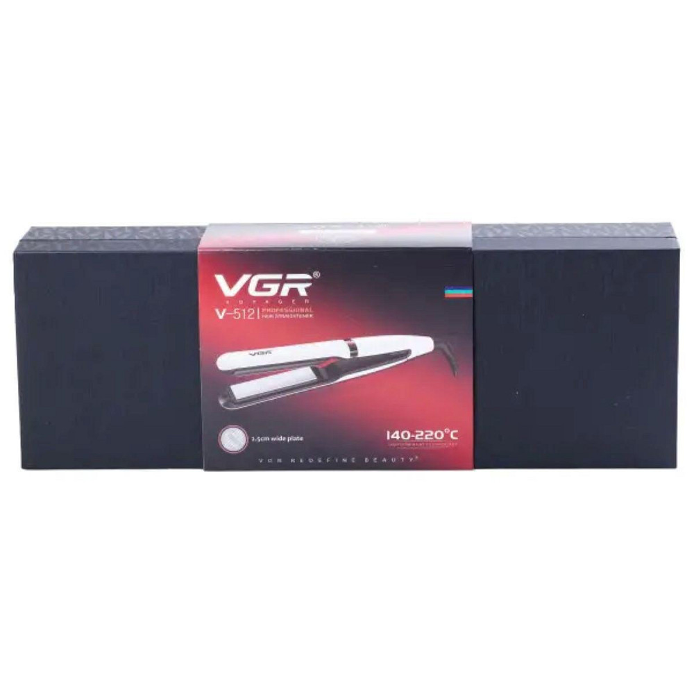 Керамічний утюжок для волосся VGR V-512, білий Київ - фото 1