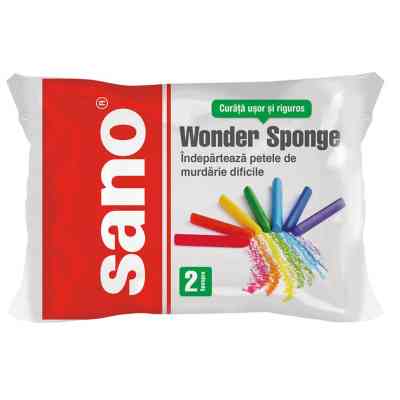 Губка для уборки Sano Многофункциональные 2 шт. (7290102991570) Винница