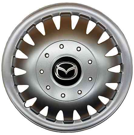 Автомобільні модельні ковпаки R15 Mazda 320 4шт, SJS, сріблясті Вінниця
