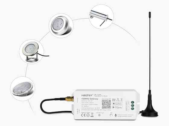 Milight Хост контролер (1990) Wi-fi 433MHz (LORA) Mi-light, для бездротового керування Mi-light Київ