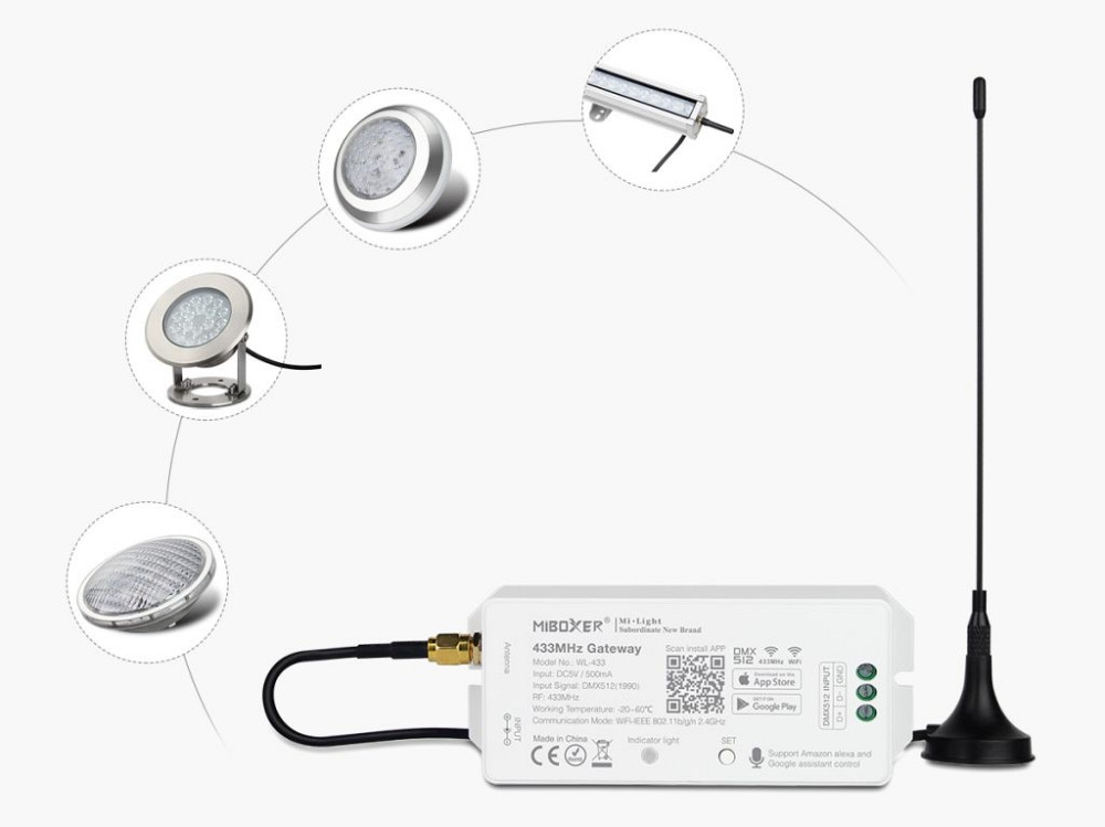 Milight Хост контролер (1990) Wi-fi 433MHz (LORA) Mi-light, для бездротового керування Mi-light Київ - фото 2