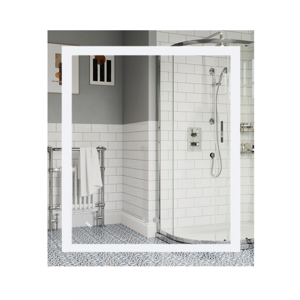 Зеркало Lidz Kubis 700х800 с LED-подсветкой Touch, с антизапотеванием, с диммером, рег. яркости LD78LF9048070 Киев - изображение 1