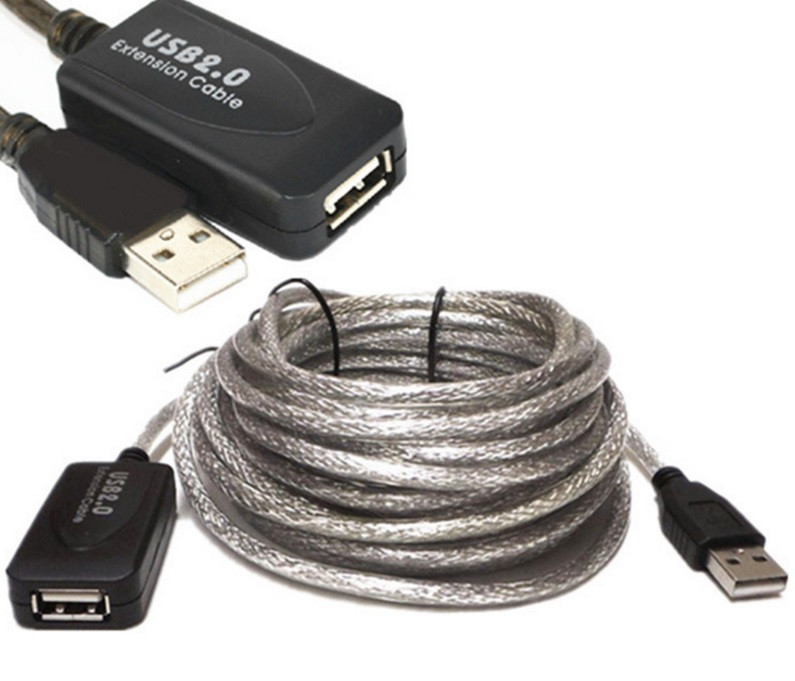 Кабель продовжувач USB 2.0 AM-AF,15.0 м, активний, OEM Вінниця - фото 1