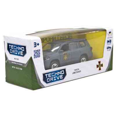 Машина Techno Drive серии Шевроны Героев - Toyota Land Сruiser - Рубеж (KM6010) Винница