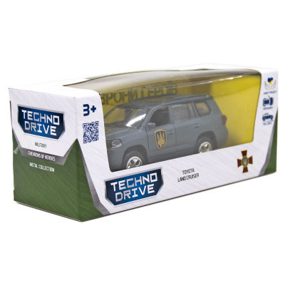 Машина Techno Drive серии Шевроны Героев - Toyota Land Сruiser - Рубеж (KM6010) Винница - изображение 2