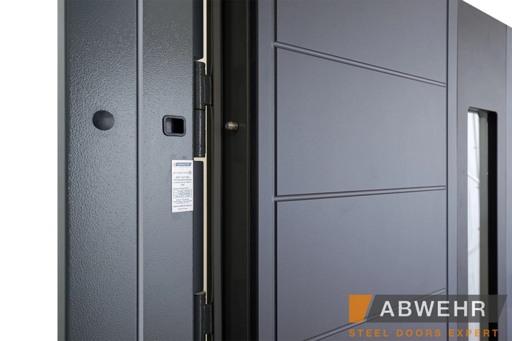 Двери уличные, модель 367 UFO RAL 7016 ТЕРМОРАЗРЫВ 860 Киев - изображение 9