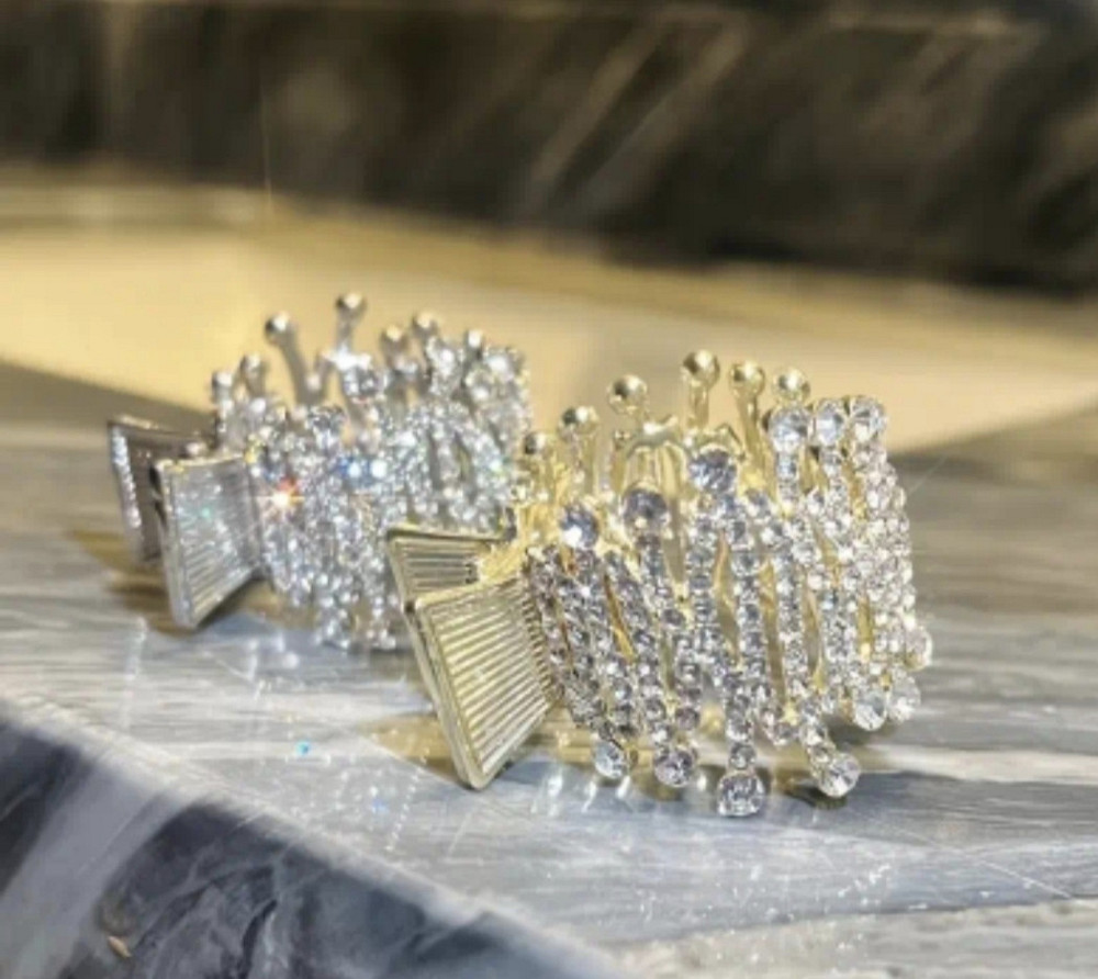 Затискач для волосся Золотистий Смела - изображение 1