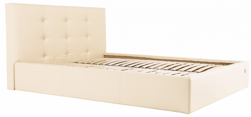 Кровать Manchester VIP 140 х 190 см Fly 2207 С дополнительной металлической цельносварной рамой Бежевый Днепр - изображение 12