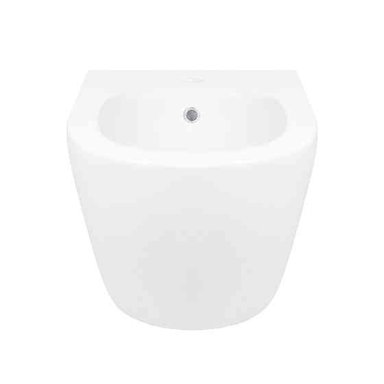Биде подвесное Qtap Jay 520х360х320 White QT07555376W Киев