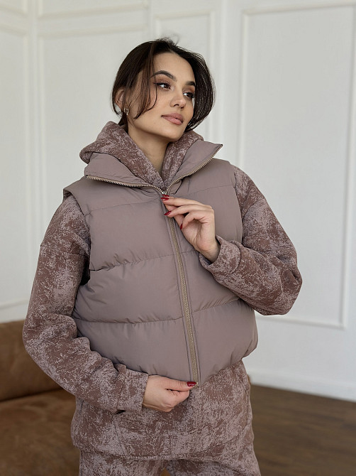 Жилетка женская укороченная Мокко 42/44 Харьков - изображение 4