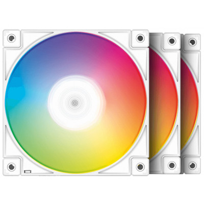 Кулер для корпуса Deepcool FC120 white 3 in 1 Винница - изображение 1