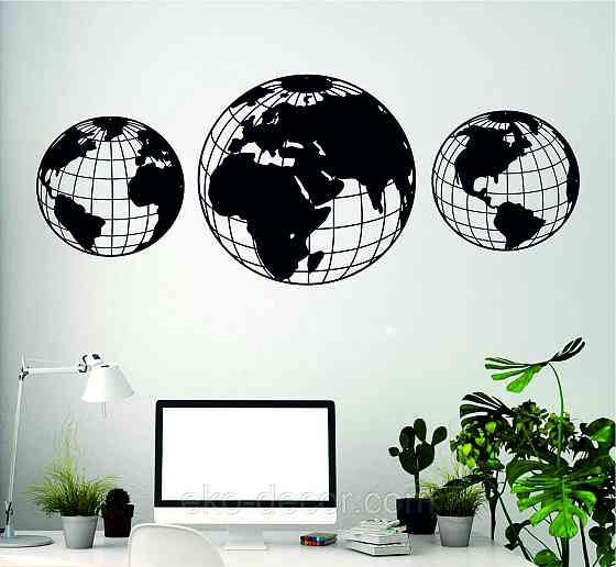 Декоративне настінне Панно «Глобус», Декор на стіну Київ