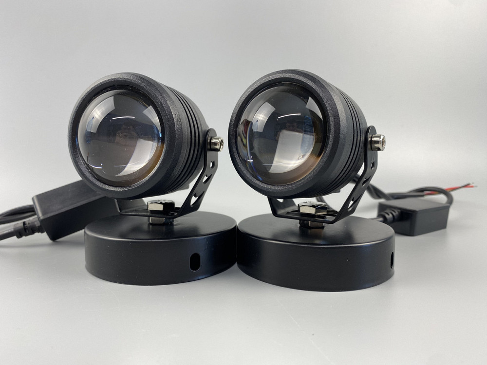Фари-лінзи LED протитуманні (комплект 2 шт.), 1 фара — 26W реальних ватів, 2 шт. — 52W реальних, 3 дроти Мукачево - фото 5