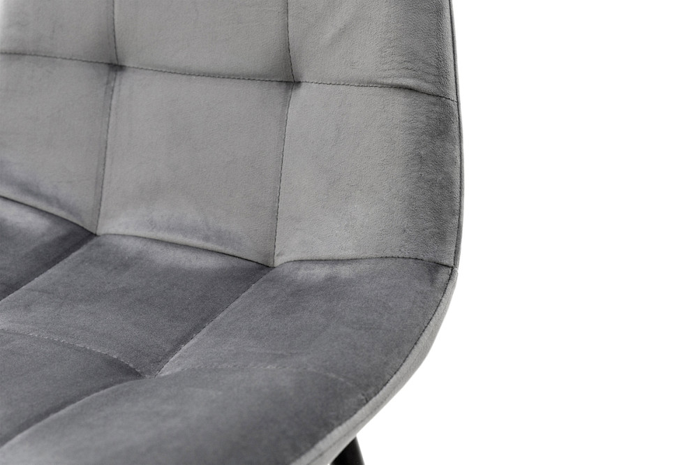 Стілець Квест, чорний/велюр сірий Киев - изображение 7