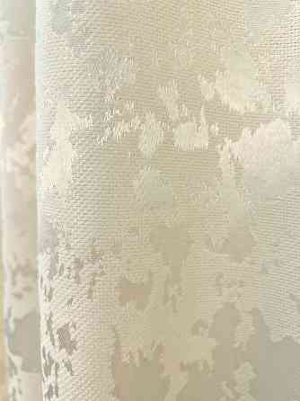 Комплект коротких штор VR-Textil Льон мармур Pavliani ХО №1908ш Молочний 130х170 см 2 шт (35-0411) Київ