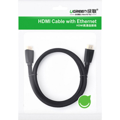 Кабель мультимедійний HDMI M to HDMI M 2.0m braided HD118 black Ugreen (40410) Вінниця - фото 3