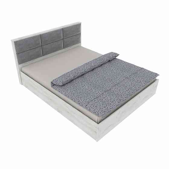 Кровать двуспальная Эверест КЛ-1400 Лайт (ламельный каркас) 140х200 см Дуб Крафт белый (DTM-071073) Львов