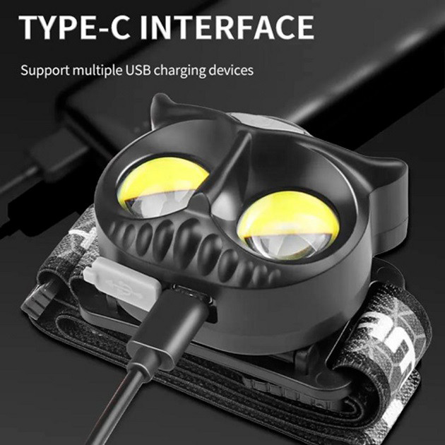 Налобный фонарик с регулируемым ремешком, Фонарь с фиксацией на голове, Мощный фонарь для рыбалки SJ-30 Львов - изображение 1