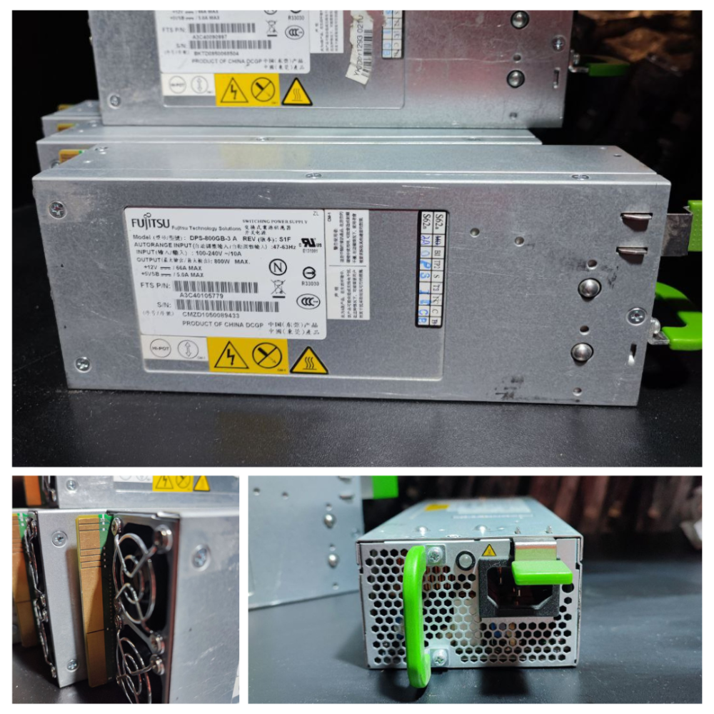 Серверний блок живлення 800W Fujitsu DPS-800GB-3 A (товар вживаний) Луцк - изображение 1