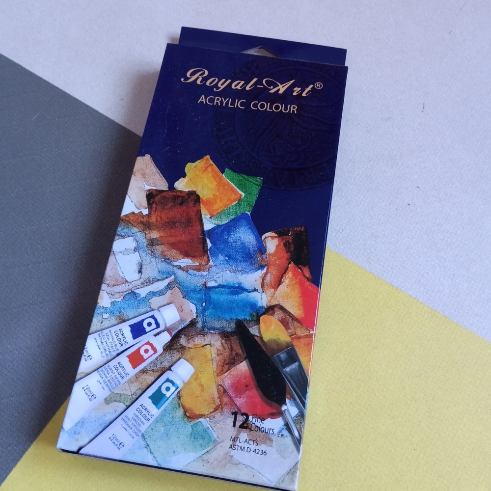 Фарби акрилові 12 кольорів Київ - фото 1